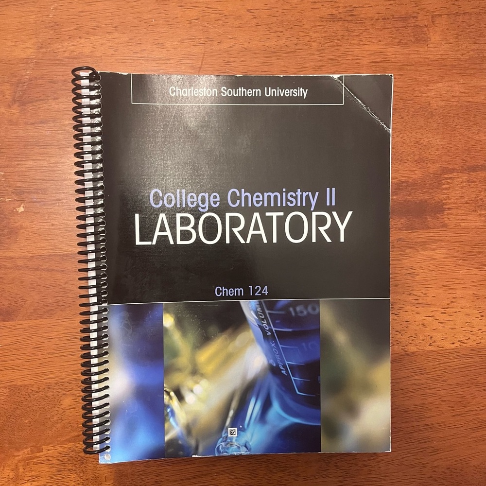 College Chemistry II Laboratory Book